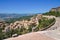 Panoramic view of Guardia Perticara. Basilicata. Italy.