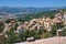 Panoramic view of Guardia Perticara. Basilicata. Italy.