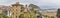 Panoramic view of guetaria with harbor and village. Euskadi