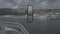 Panoramic view of the gulf of Elounda with Spinalonga island Crete, Cruise Greece Coast Inspirational Landscape, mirror