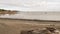 Panoramic view of the Gulf of St. Lawerence river on cloudy day