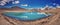 Panoramic view of Gurudongmar Lake Sikkim, Blue Still water Skies Mountain