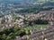 Panoramic view of halifax in west yorkshire with terraced streets