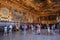 Panoramic view of hall interior and arts in Doge\'s Palace