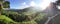Panoramic view of Hanalei Valley, Kauai