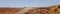 Panoramic view from the highest dune in the sahara desert