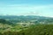 Panoramic view of hill station from a hill top