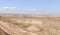 Panoramic  view of the hills of Samaria with villages in the distance in Israel