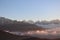 Panoramic View Himalaya Snow Covered mountain