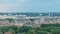 Panoramic view of historic center timelapse of Rome, Italy