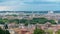 Panoramic view of historic center timelapse of Rome, Italy