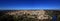 Panoramic view of the historic city of Toledo in Spain.