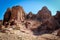 Panoramic view of historical city of Petra, Jordan