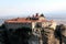 Panoramic view on the Holy Monastery of St. Stephen in Meteora, Greece