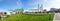 Panoramic view of Holy Spirit Cathedral on Nemiga, Minsk, Belarus