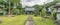 Panoramic view of Honden Main Hall of Sotokuji temple. Nichiren sect Buddhist temple