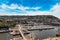 Panoramic view of Honfleur Harbour