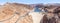 Panoramic view of the Hoover Dam, USA