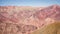 Panoramic view of the Hornocal or mountain of the 14 colors in Humahuaca