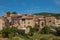 Panoramic view of the houses of the quiet and charming village of FiganiÃ¨res.