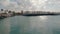 Panoramic View of Hurgada Marina Bay, Egypt. Hurghada is Popular Summer Vacation Destionation on Red Sea. Luxury Yachts in Sea Har