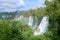 Panoramic View of Iguazu Falls at Argentinian side,  UNESCO World Heritage in Puerto Iguazu, Argentina