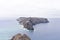 Panoramic view of `Ilheu da Cal` Cal Island in Porto Santo Portugal from `Miradouro das Flores` `Flowers Viewpoint`