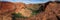 Panoramic view on the impressive King`s Canyon, Northern Territory, Australia