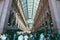 Panoramic view of interior of Galleria Vittorio Emanuele II