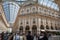 Panoramic view of interior of Galleria Vittorio Emanuele II