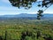 Panoramic view of the interior of the Istrian peninsula from a viewpoint in the settlement Pican - Croatia