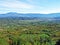 Panoramic view of the interior of the Istrian peninsula from a viewpoint in the settlement Pican - Croatia