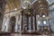 Panoramic view of interior of Papal Basilica of St. Peter (St. Peter\'s Basili