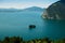 Panoramic view on Iseo lake from Montisola