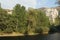 Panoramic view of Iskar Gorge near Cherepish Monastery, Balkan Mountains, Bulgaria