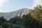 Panoramic view of Iskar Gorge near Cherepish Monastery, Balkan Mountains, Bulgaria