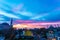 Panoramic View of Istanbul Old City with Famous Sultan Ahmed Mosque and Sophia Cathedral in Morning