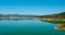Panoramic view of Iznajar reservoir, Spain