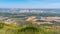 Panoramic view of the Jordan Valley from the ruins of Belvoir Fortress - Kokhav HaYarden National Park