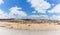 Panoramic view of the Judean Desert in the area of the incense road in Israel