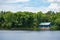 Panoramic view of jungle forest and blue station at Animal Kingdom 279