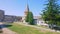 Panoramic view of Kamianets-Podilskyi Castle, Ukraine