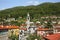 Panoramic view of Kanal. Slovenia