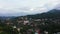 Panoramic view of Kandy city in Sri Lanka.