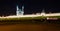 Panoramic view of the Kazan Kremlin and the Kul Sharif Mosque