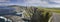 A panoramic view of the Kerry Cliffs at the westernmost part of Iveragh Peninsula, Ireland