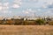 Panoramic view on Kherson from the field