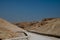 Panoramic view from king valley in Egypt, 2018