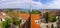Panoramic view of Konstanz city (Germany) and Town of Kreuzlingen(Switzerland)