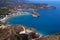 Panoramic view on Kythera island